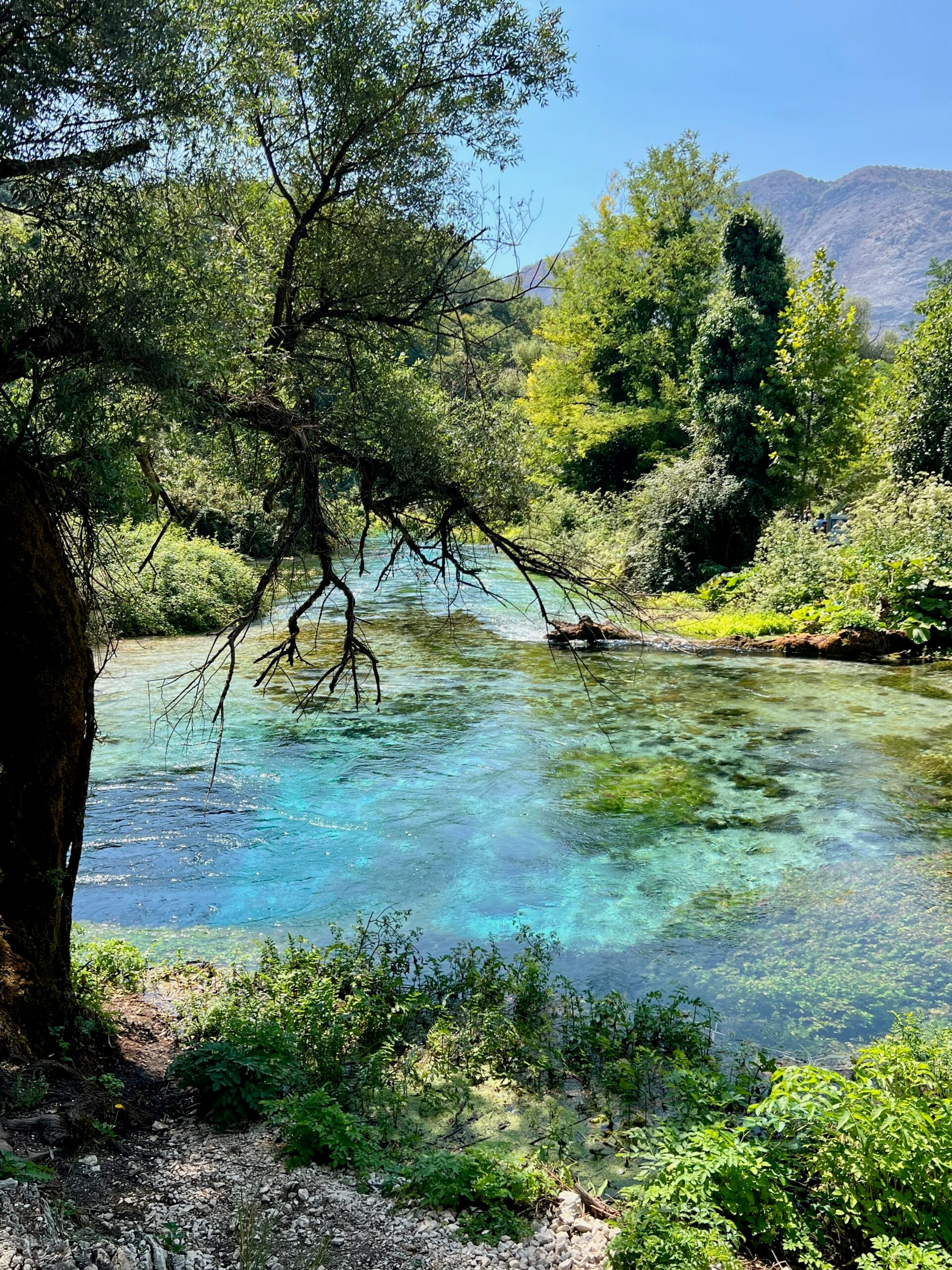 Blue Eye, manantial de aguas turquesas en Albania