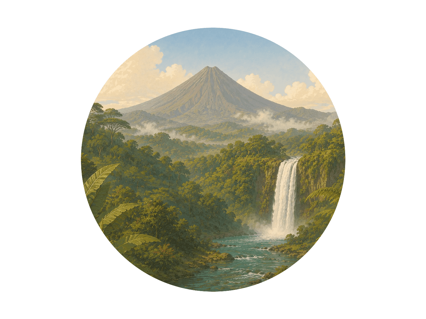 lustración de montaña para la categoría naturaleza y aventura